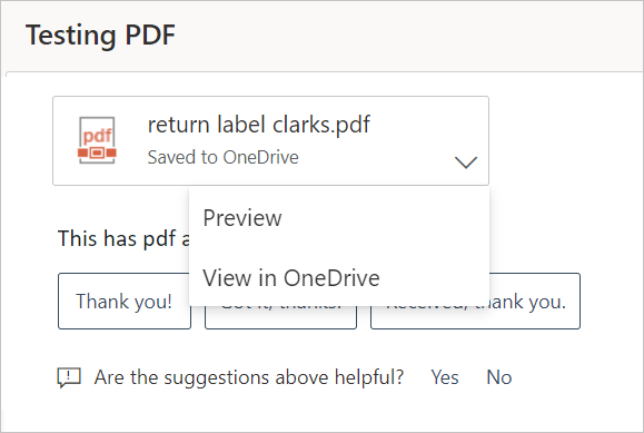 Skærmbillede af en PDF-prøveversion, der ikke er blokeret.