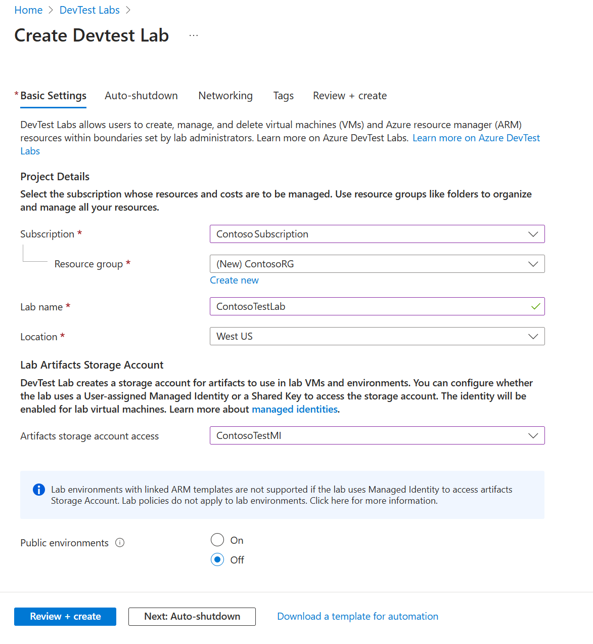 Screenshot der Registerkarte 