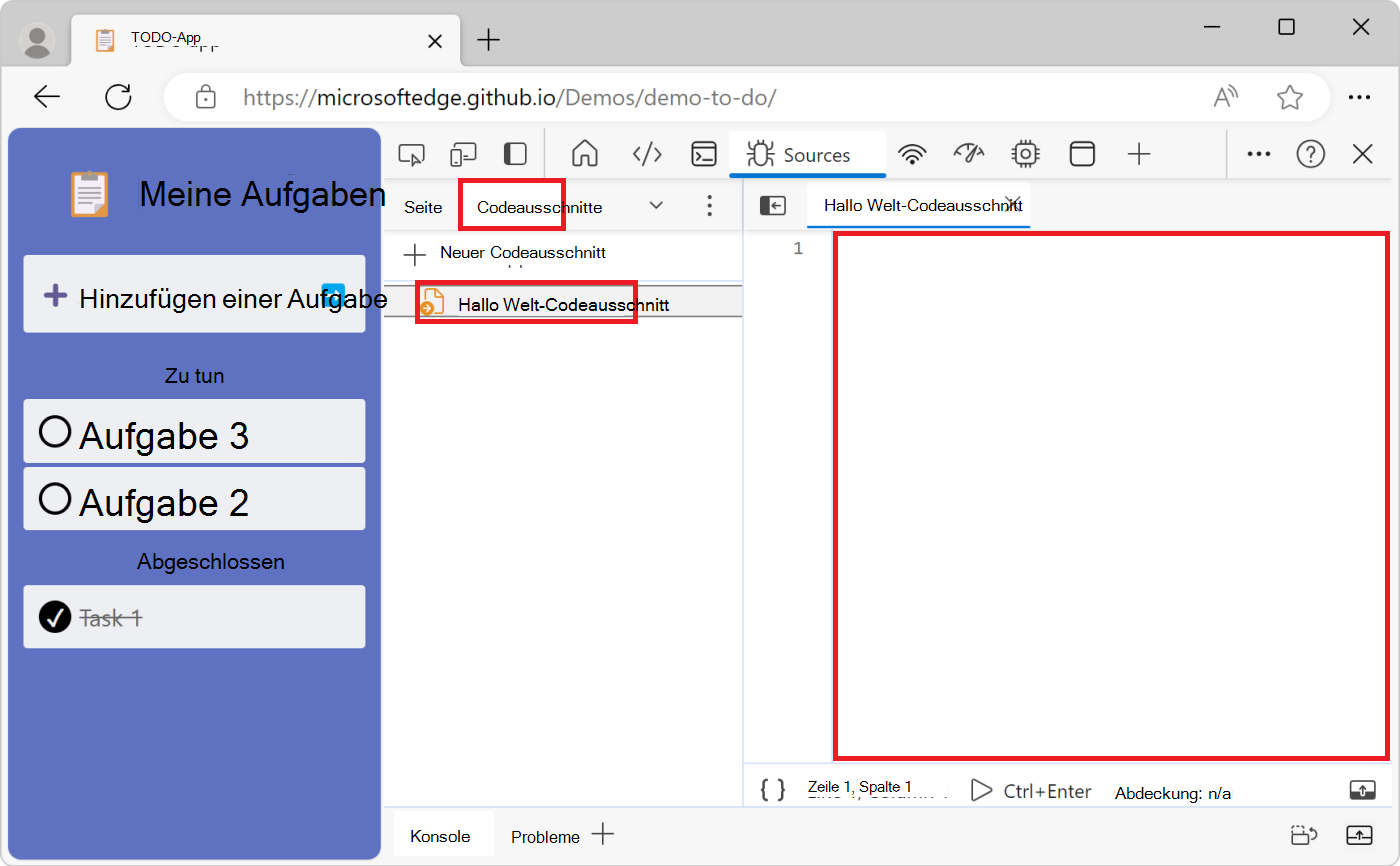 Der Code-Editor
