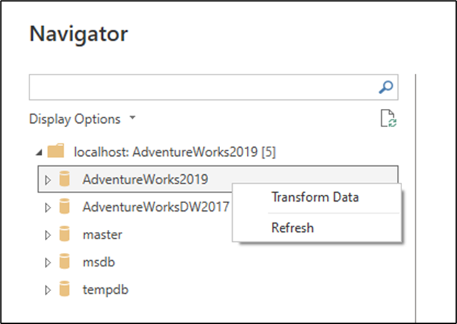 Screenshot der Option 