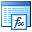 Symbol Tabellenwert-Funktionsoperator