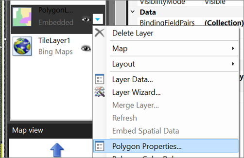 Screenshot: So wählt man die Option „Polygoneigenschaften“.