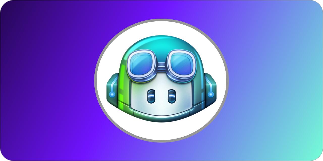 Das Logosymbol für die GitHub Copilot-Qualifikationsübung mit dem Copilotsymbol in der Mitte.