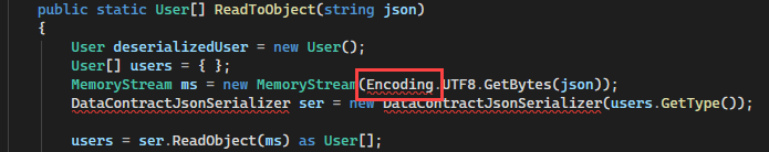 Screenshot, der einen in Visual Studio als rote Wellenlinie markierten Fehler zeigt