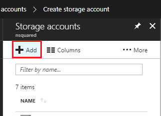 Screenshot des Microsoft Azure-Fensters, in dem der Bildschirm