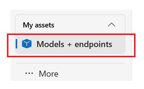 Screenshot of the deploy model button menu in Foundry.
