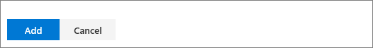 Screenshot of the bottom of the Add subscriber dialog showing the Add button. Choose the Add button