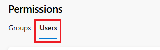 Screenshot della verifica dell'appartenenza al progetto Azure DevOps.