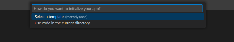 Screenshot dell'opzione per selezionare un flusso di lavoro.