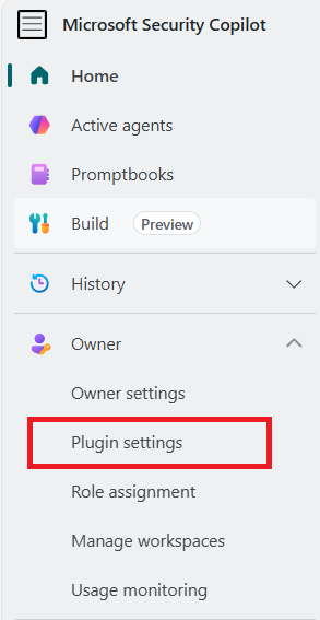 Screenshot che mostra il menu delle impostazioni del plug-in.