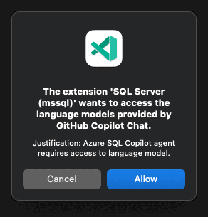 Schermata del segnaposto per la notifica di accesso a Copilot.