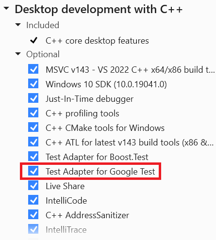 Installare Google Test